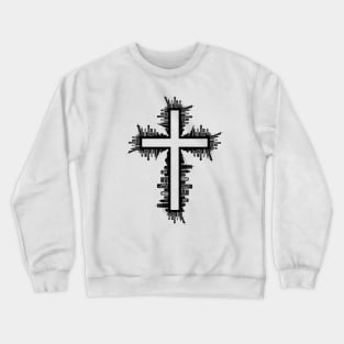 Christian Cross Merch | Jesus Christ | Newest Easter Cross Crewneck Sweatshirt